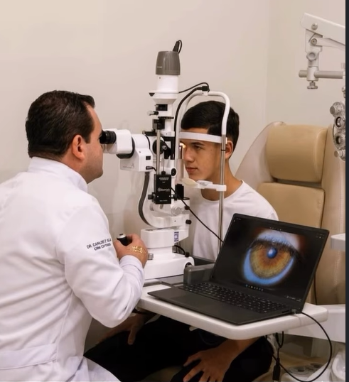 Exame oftalmológico de alta precisão na Vision Virgínia